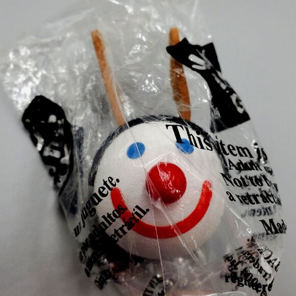 Antenna Topper Ball Rudolph Red Nose Reindeer w Antlers Auto Car Jack in the Box - Picture 1 of 6